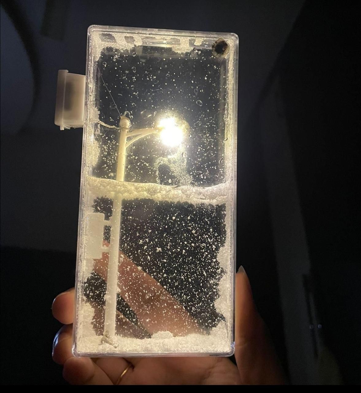 Snow Scene Light Street