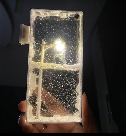 Snow Scene Light Street